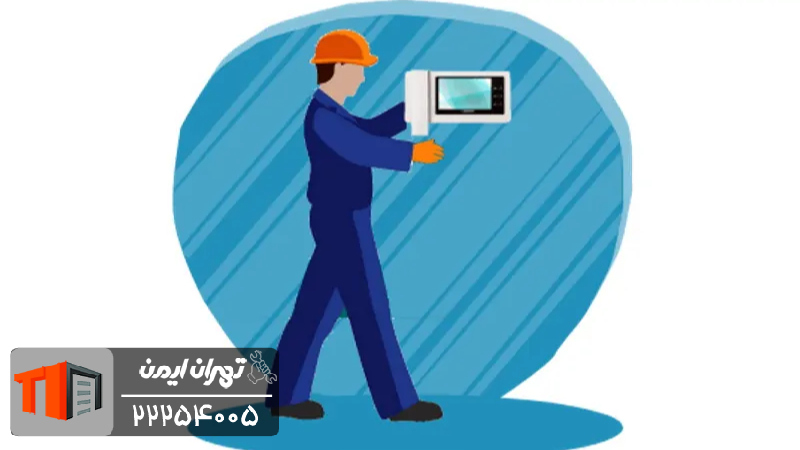 تعمیر آیفون تصویری تک نما به صورت تخصصی 